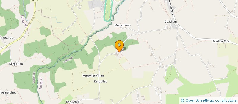 localisation de l'entreprise SCI LENNHALANNOU  PLOUGRAS