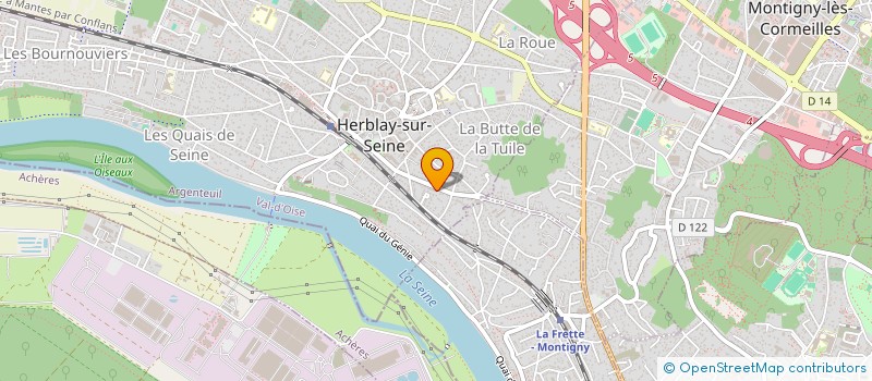 localisation de l'entreprise SCI LENNYSAM  HERBLAY-SUR-SEINE