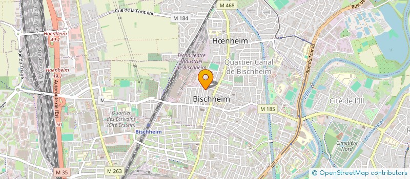 localisation de l'entreprise SCI LENO  BISCHHEIM