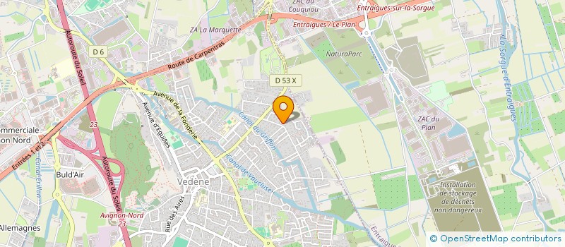 localisation de l'entreprise SCI LENOBLE  VEDENE