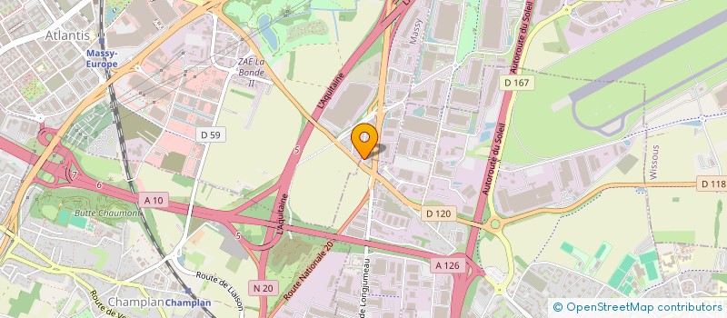 localisation de l'entreprise SCI LENOBLE  CHILLY-MAZARIN