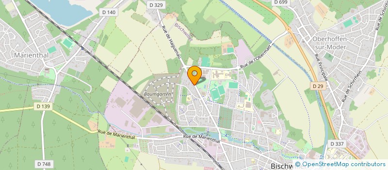 localisation de l'entreprise SCI LENOGA  BISCHWILLER