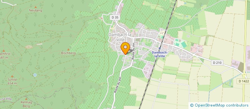 localisation de l'entreprise SCI LENOIL  DAMBACH-LA-VILLE