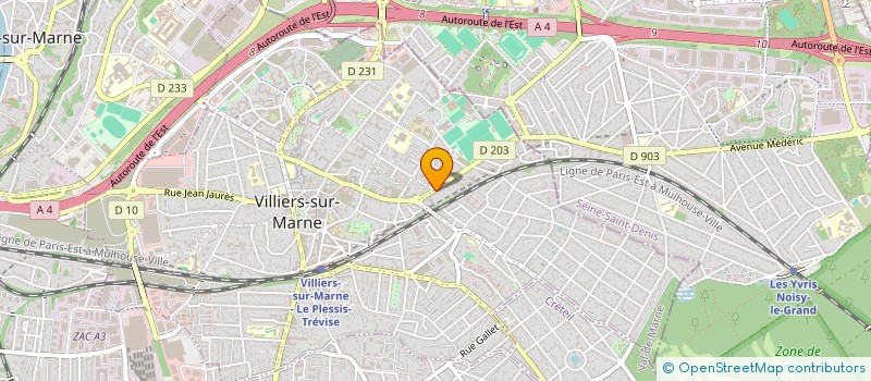 localisation de l'entreprise SCI LENOIR 193  VILLIERS-SUR-MARNE