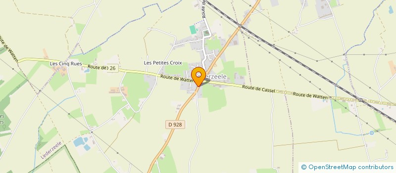 localisation de l'entreprise SCI LENOIR  LEDERZEELE