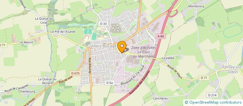 localisation de l'entreprise SCI LENOIR  VILLERS-BOCAGE