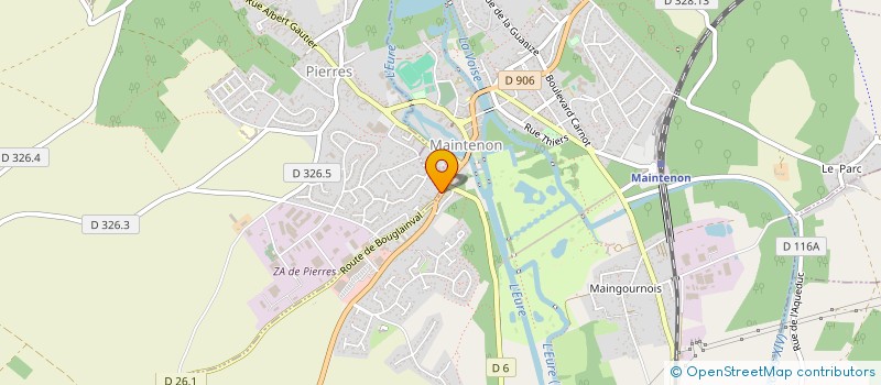localisation de l'entreprise SCI LENOIR à PIERRES