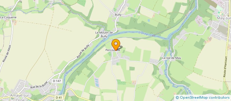 localisation de l'entreprise SCI LENORAD DE VINCI  LAIZE-CLINCHAMPS