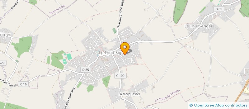 localisation de l'entreprise SCI LENORMAND HELOT  LE THUIT DE L'OISON