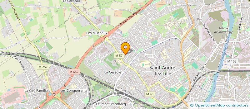 localisation de l'entreprise SCI LENORT  SAINT-ANDRE-LEZ-LILLE