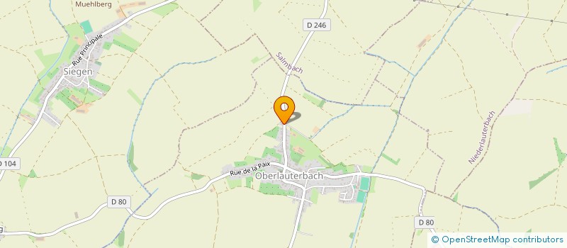 localisation de l'entreprise SCI LENOS  OBERLAUTERBACH