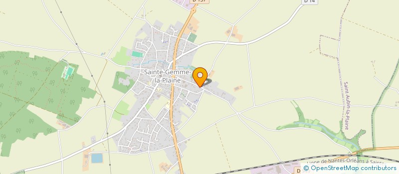 localisation de l'entreprise SCI LENOSA  SAINTE-GEMME-LA-PLAINE