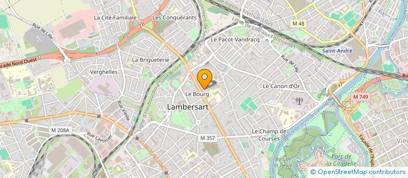 localisation de l'entreprise SCI LENS KLEBER à LAMBERSART