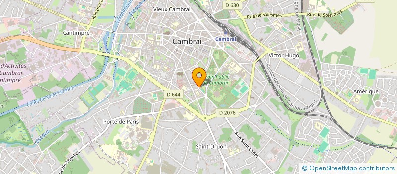 localisation de l'entreprise SCI LENS MAES  CAMBRAI