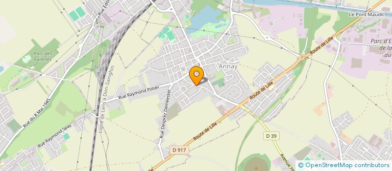 localisation de l'entreprise SCI LENS-NORD à ANNAY