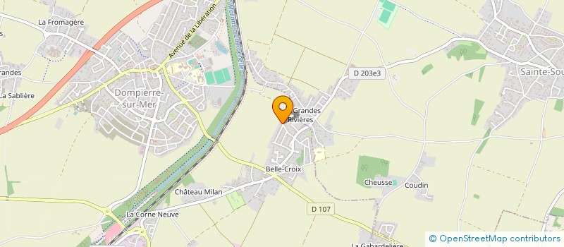 localisation de l'entreprise SCI LENSE  DOMPIERRE-SUR-MER