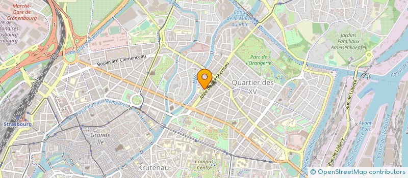 localisation de l'entreprise SCI LENTILLES 5 à STRASBOURG