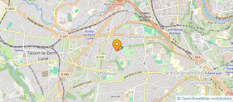 localisation de l'entreprise SCI LENTILLY2024  LYON