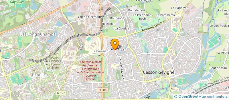 localisation de l'entreprise SCI LENY à CESSON-SEVIGNE