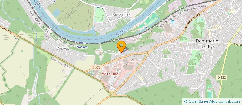 localisation de l'entreprise SCI LENY à DAMMARIE-LES-LYS