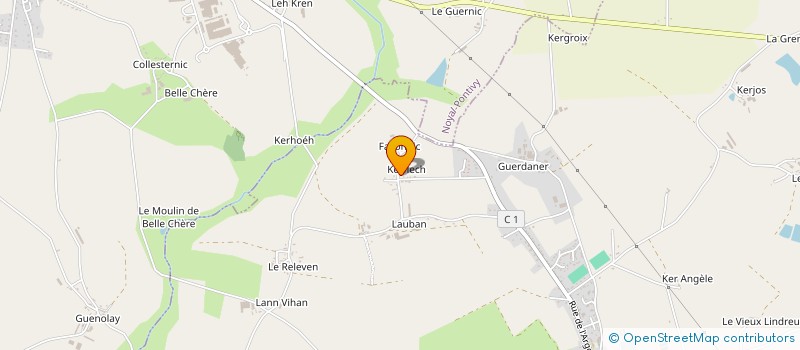 localisation de l'entreprise SCI LENYNOAM  KERFOURN