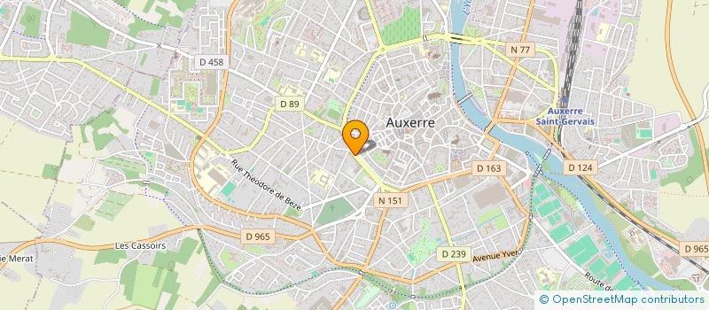 localisation de l'entreprise SCI LENZO à AUXERRE