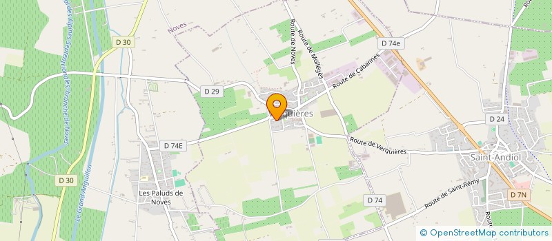 localisation de l'entreprise SCI LEO  VERQUIERES