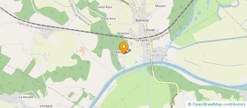 localisation de l'entreprise SCI LEO  SAUBUSSE