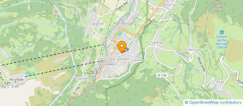 localisation de l'entreprise SCI LEO  SAINT-LARY-SOULAN