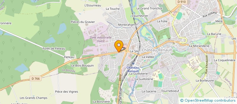 localisation de l'entreprise SCI LEO à CHATEAU-RENAULT