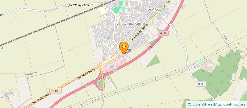 localisation de l'entreprise SCI LEO  WITRY-LES-REIMS