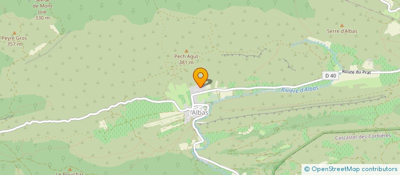 localisation de l'entreprise SCI LEO  ALBAS