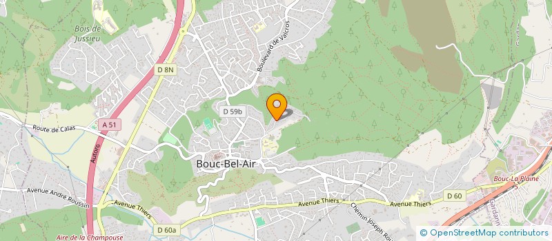 localisation de l'entreprise SCI LEO à BOUC-BEL-AIR