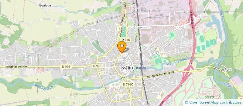 localisation de l'entreprise SCI LEO  ISSOIRE