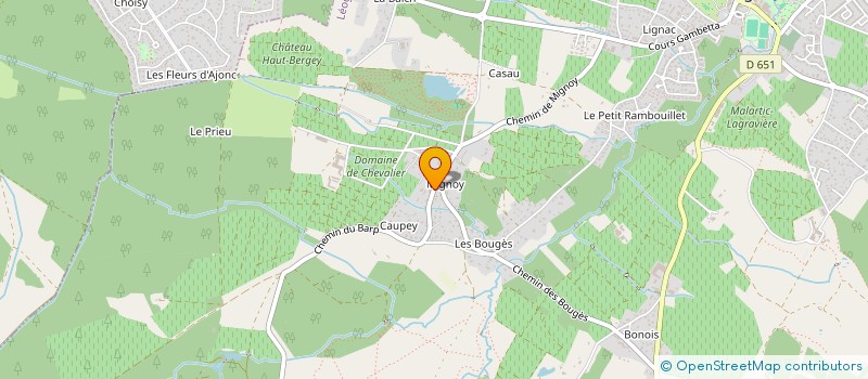 localisation de l'entreprise SCI LEO  LEOGNAN