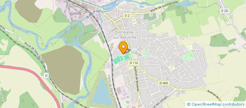 localisation de l'entreprise SCI LEO  DOMBASLE-SUR-MEURTHE