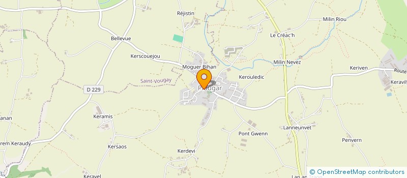 localisation de l'entreprise SCI LEO  PLOUGAR