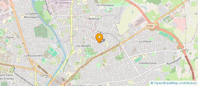 localisation de l'entreprise SCI LEO DELIBES NC  LE MANS