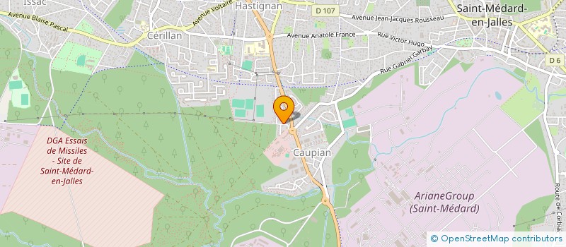 localisation de l'entreprise SCI LEO ET LULU  SAINT-MEDARD-EN-JALLES