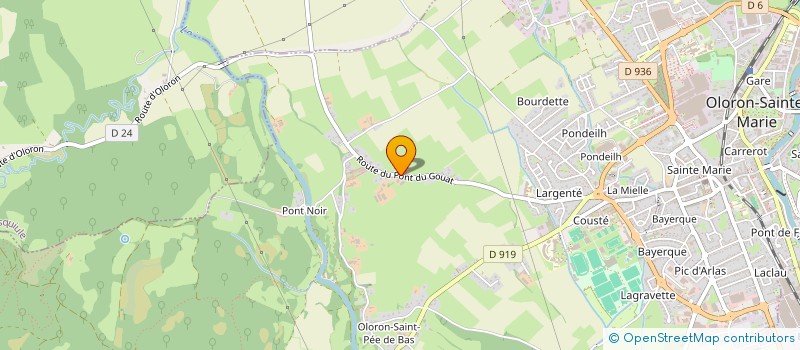 localisation de l'entreprise SCI LEO GUETS  OLORON-SAINTE-MARIE