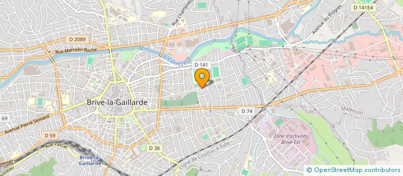 localisation de l'entreprise SCI LEO LAGRANGE  BRIVE-LA-GAILLARDE