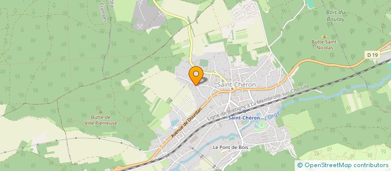 localisation de l'entreprise SCI LEO LOGIS  SAINT-CHERON