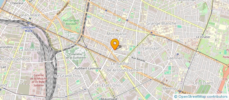 localisation de l'entreprise SCI LEO LUMIERE  LYON