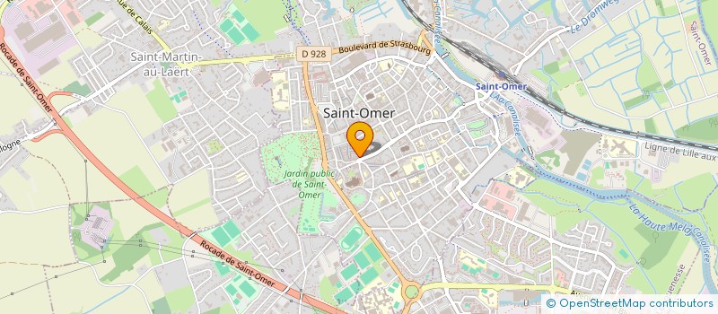 localisation de l'entreprise SCI LEOBIN  SAINT-OMER