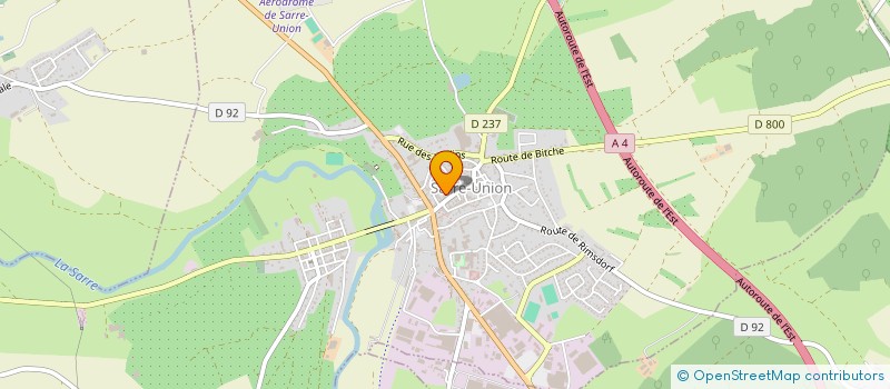 localisation de l'entreprise SCI LEOBOLD  SARRE-UNION