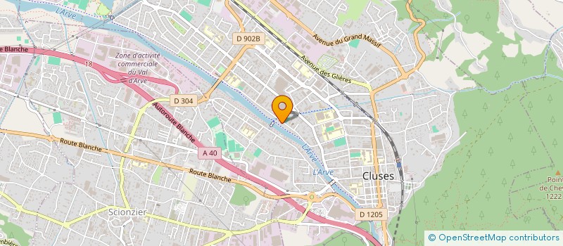 localisation de l'entreprise SCI LEOCAN  CLUSES