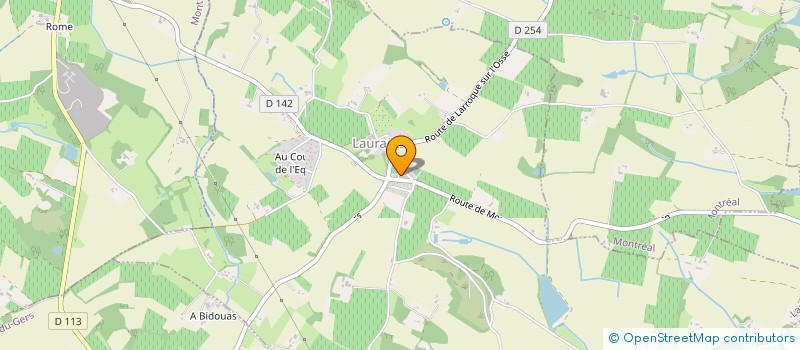 localisation de l'entreprise SCI LEOCAN  LAGRAULET-DU-GERS