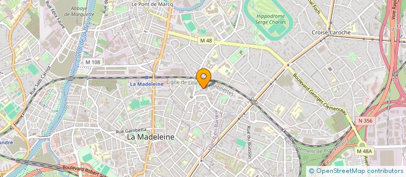 localisation de l'entreprise SCI LEOCAT  MARCQ-EN-BARUL