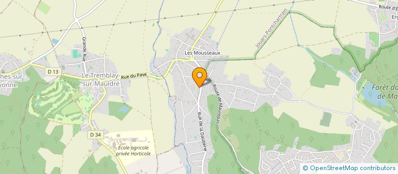 localisation de l'entreprise SCI LEODIPA  JOUARS-PONTCHARTRAIN