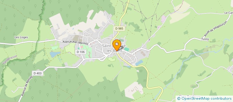 localisation de l'entreprise SCI LEOGA  SAINT-HONORE-LES-BAINS